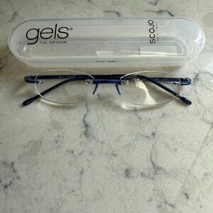 Scojo Gels Originals, Cobalt Blue, +1.25